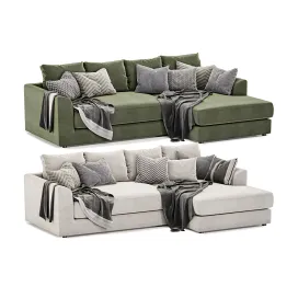 Jessie Facing Chaise Sofa